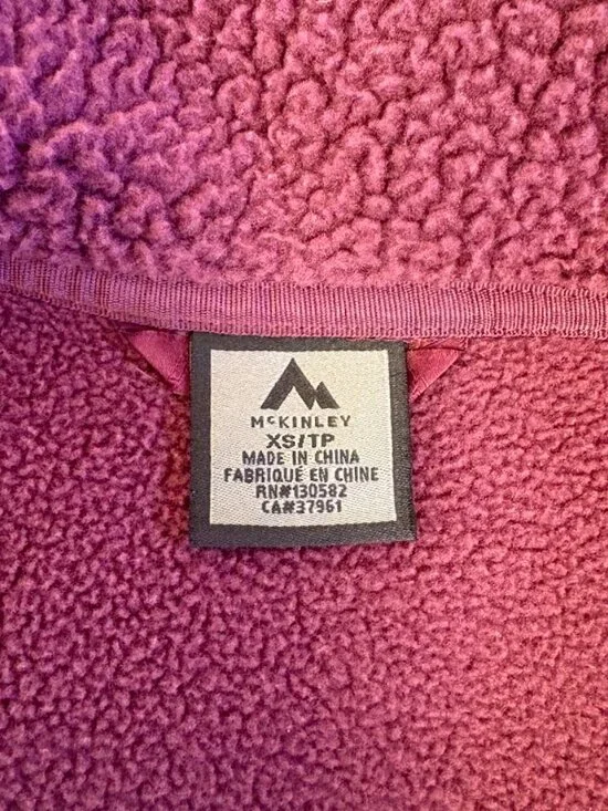 McKINLEY Malla Full-Zip Teddy Fleece Top XS - Picture 5 of 9